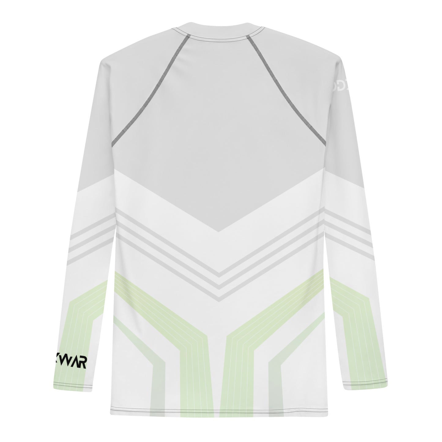 Withe Ranked Men's BJJ Rash Guard