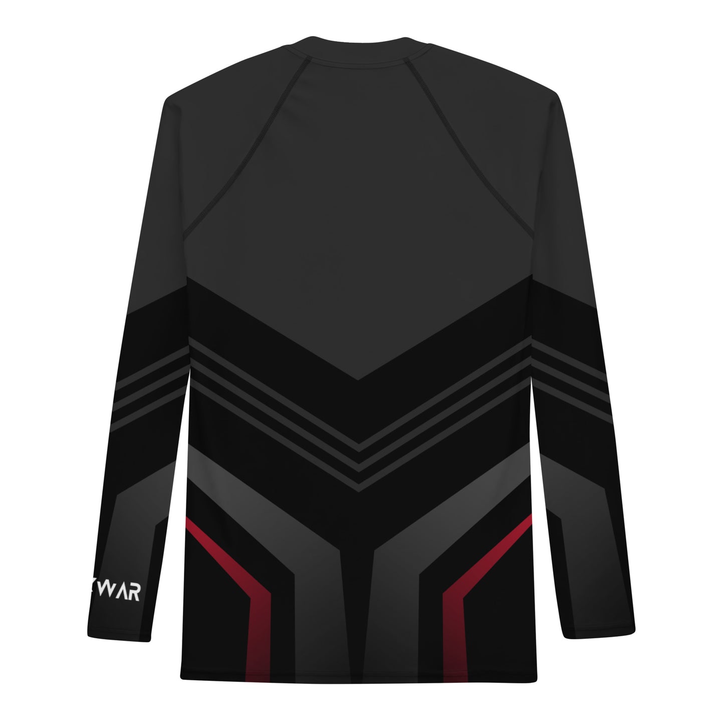 Black Ranked Men's BJJ Rash Guard