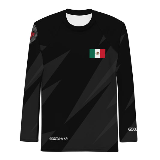 Mexico Men's BJJ Rash Guard